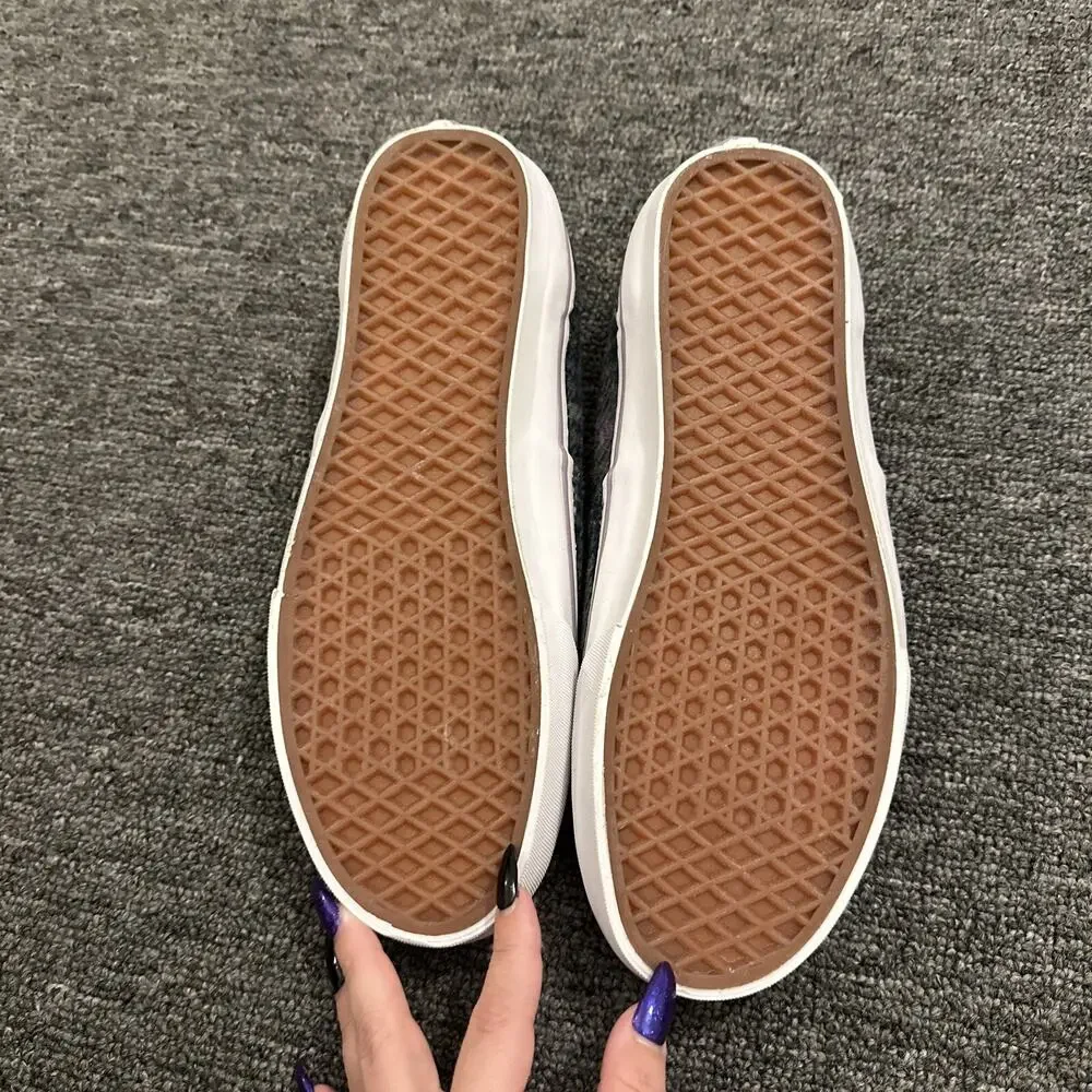 Van's Plaid Tweed Houndstooth Era Sneaker Shoes Blue - US Men's 9.5 Women's 11 - Picture 6 of 6